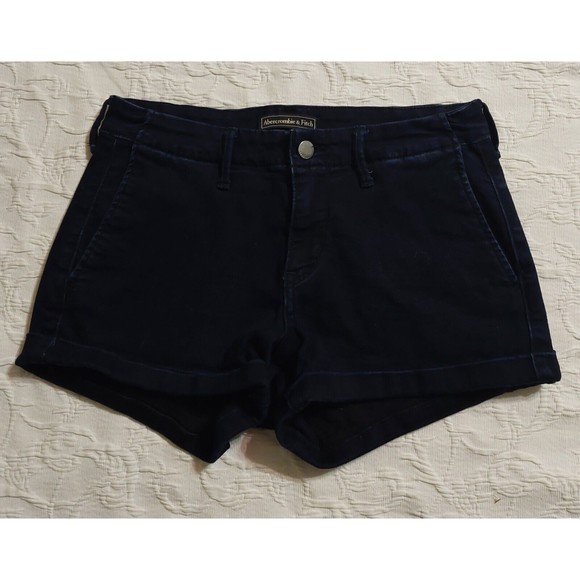 Abercrombie & Fitch Shirts Short Women's Size 25,Pockers, Blue, - Picture 1 of 5